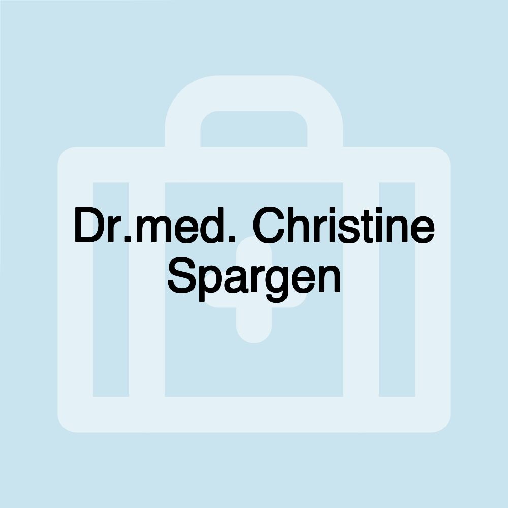 Dr.med. Christine Spargen