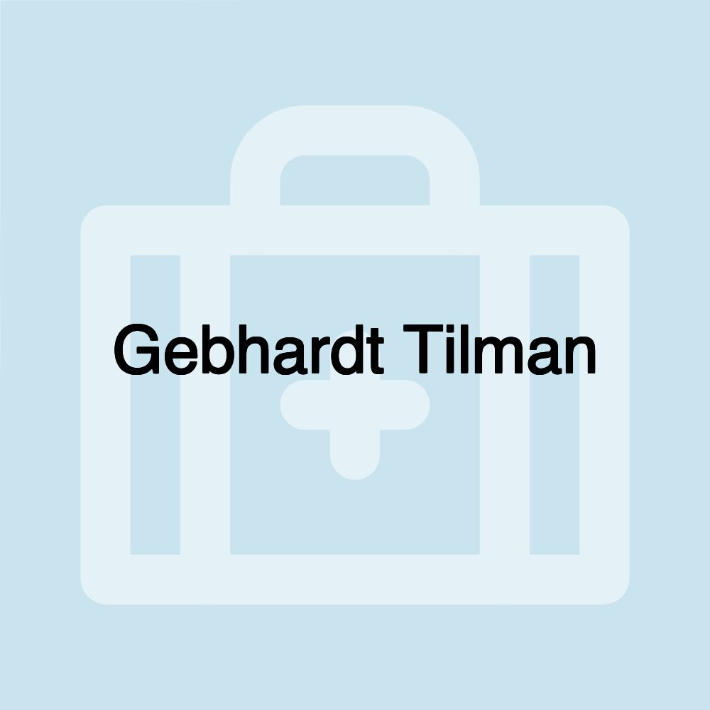 Gebhardt Tilman