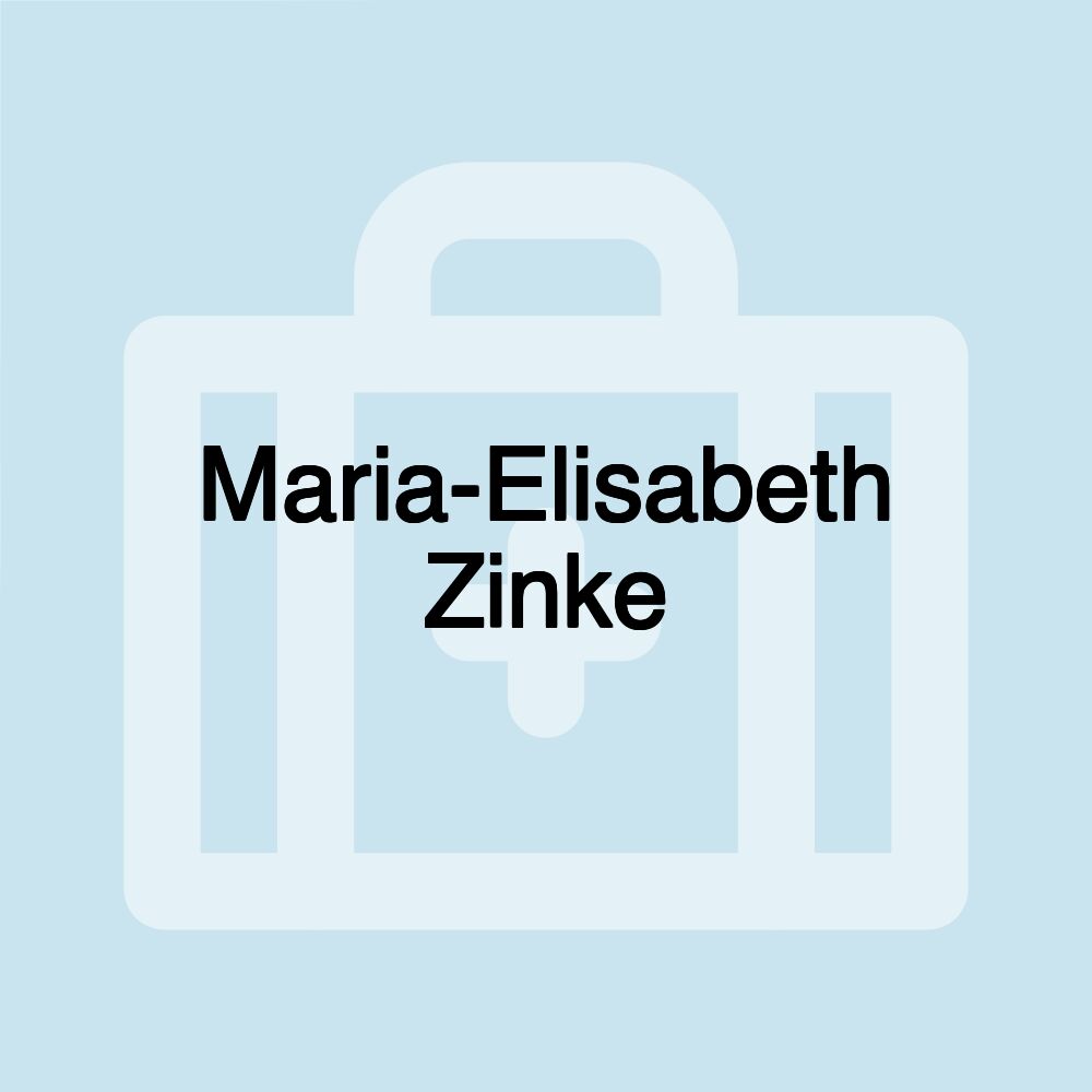 Maria-Elisabeth Zinke