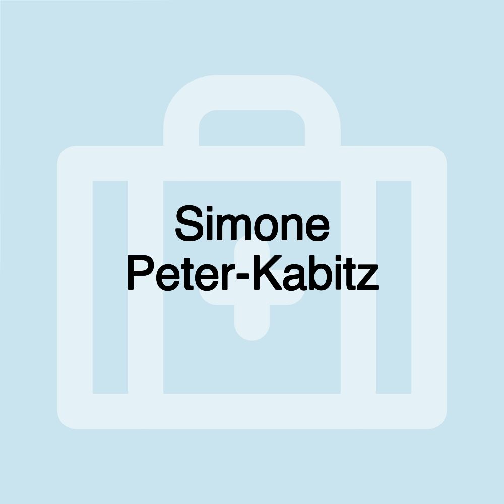 Simone Peter-Kabitz