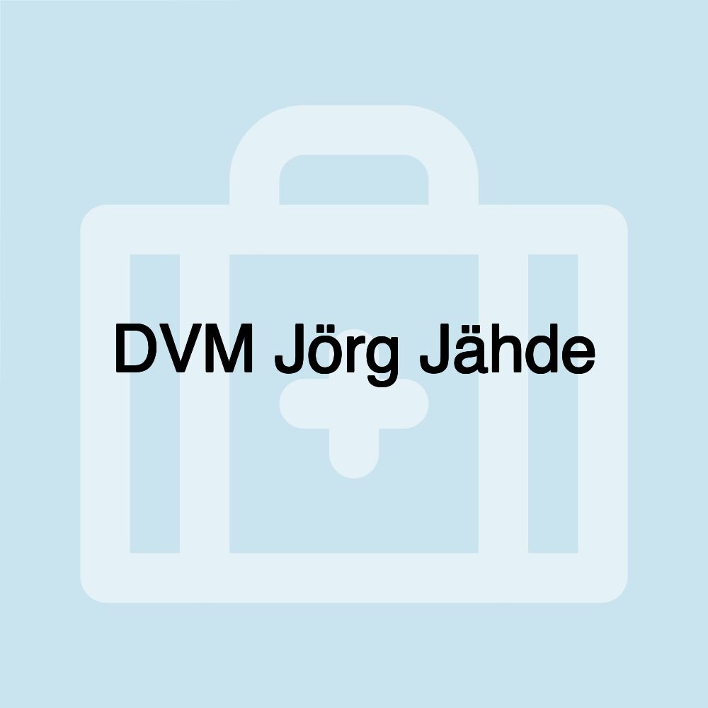 DVM Jörg Jähde