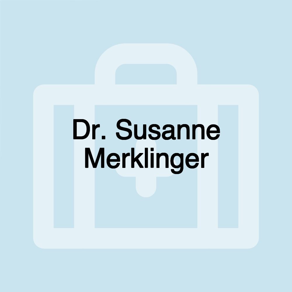 Dr. Susanne Merklinger