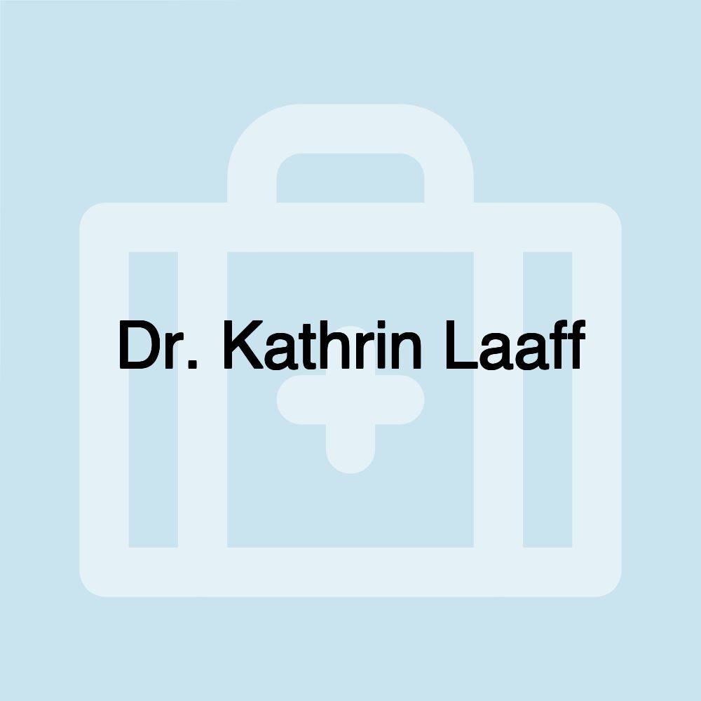 Dr. Kathrin Laaff