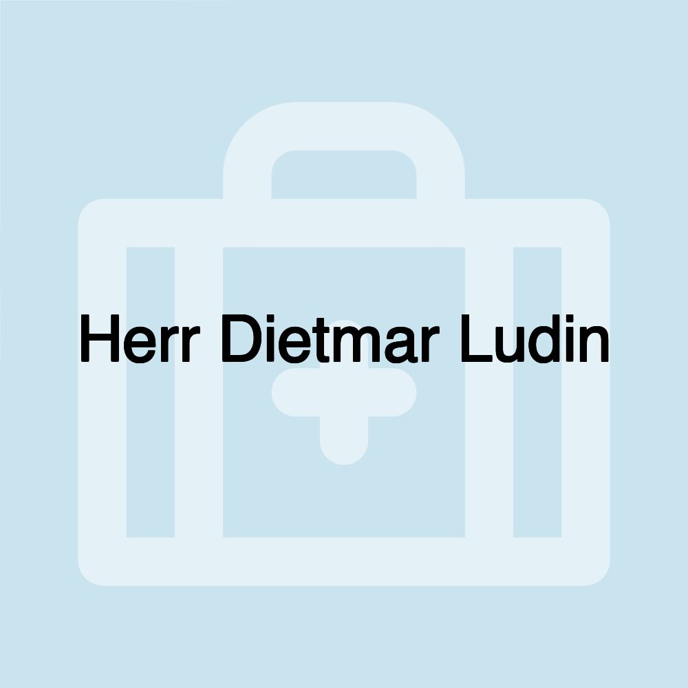 Herr Dietmar Ludin