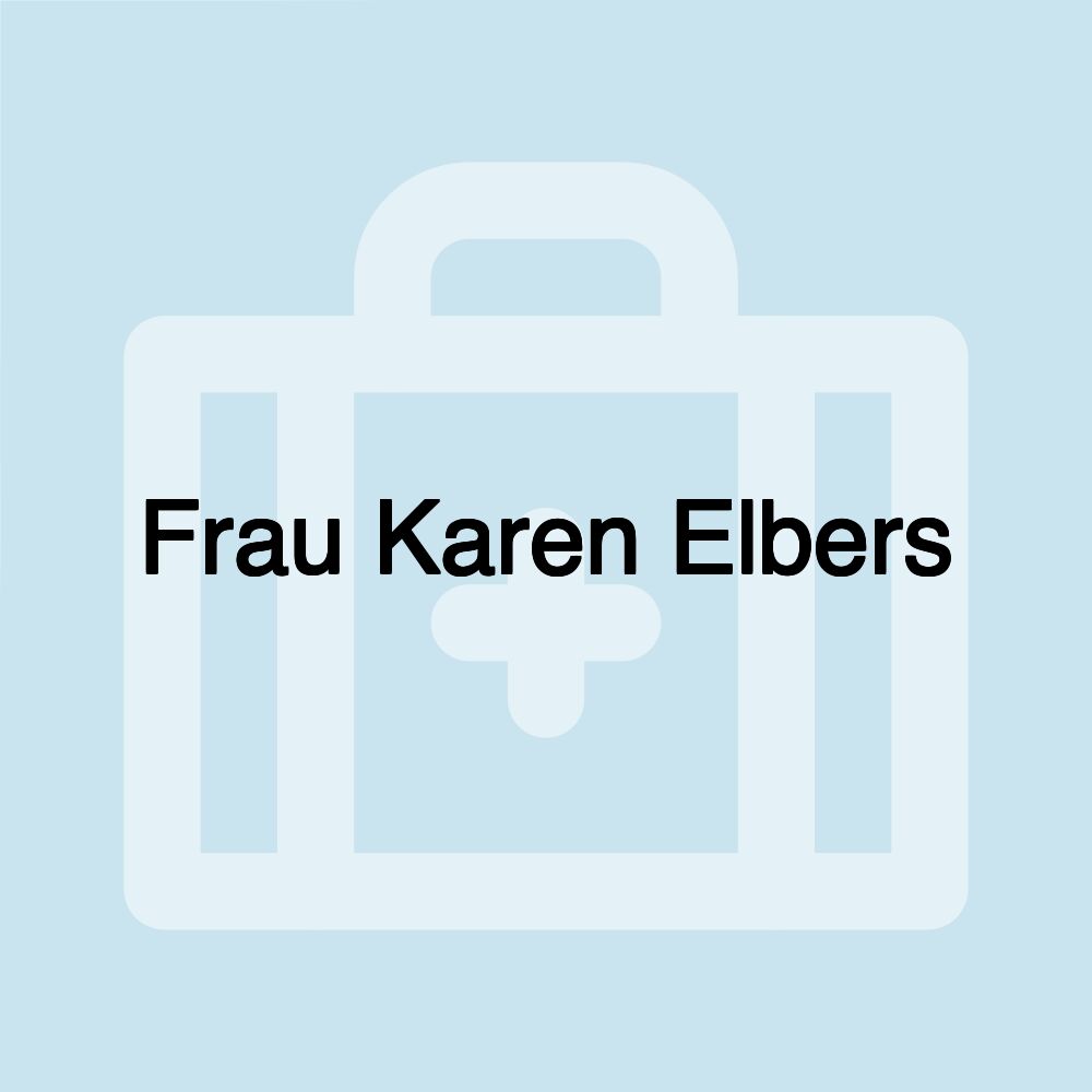 Frau Karen Elbers