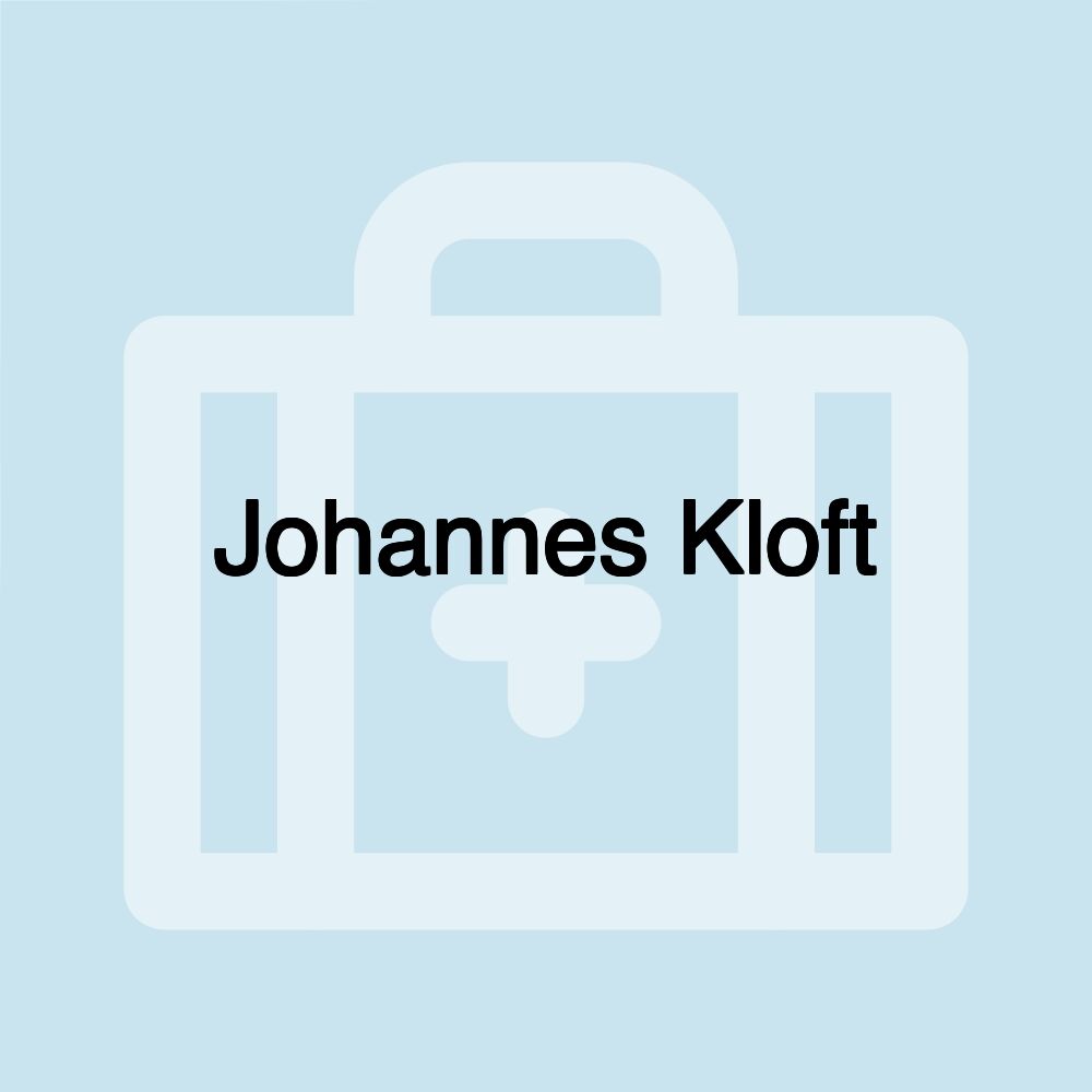 Johannes Kloft