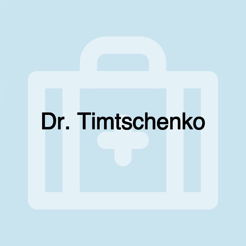 Dr. Timtschenko