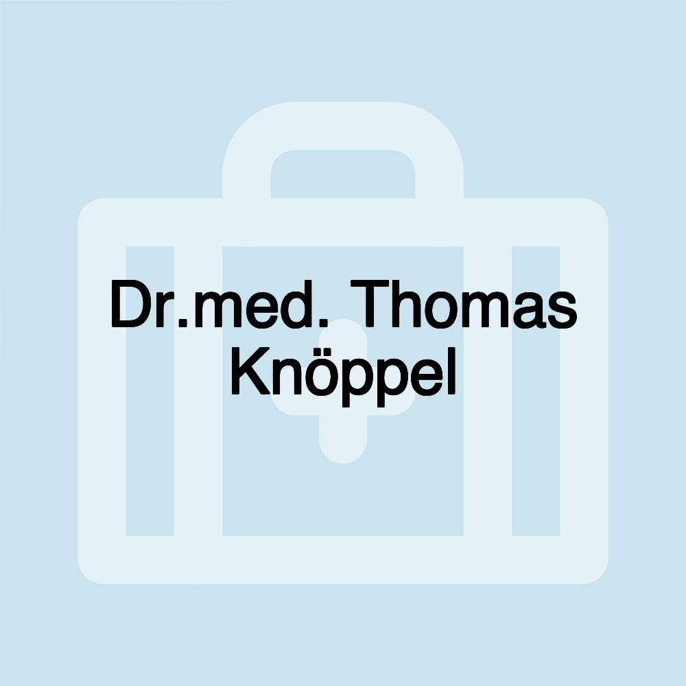 Dr.med. Thomas Knöppel