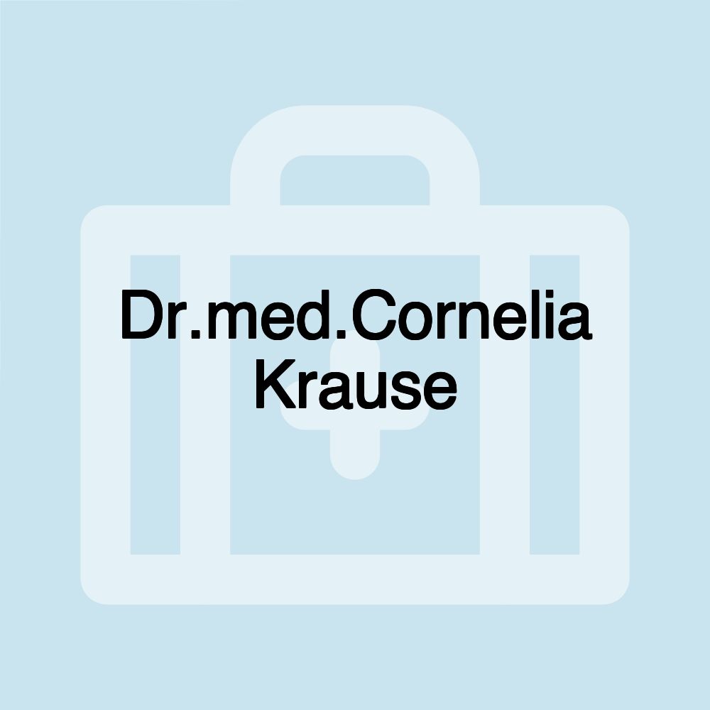 Dr.med.Cornelia Krause