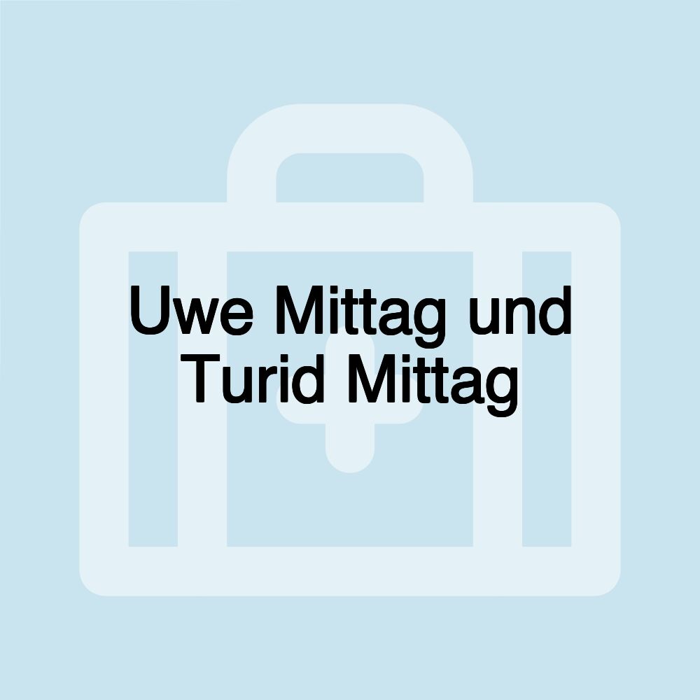 Uwe Mittag und Turid Mittag