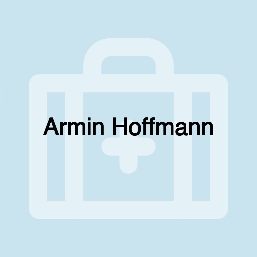 Armin Hoffmann