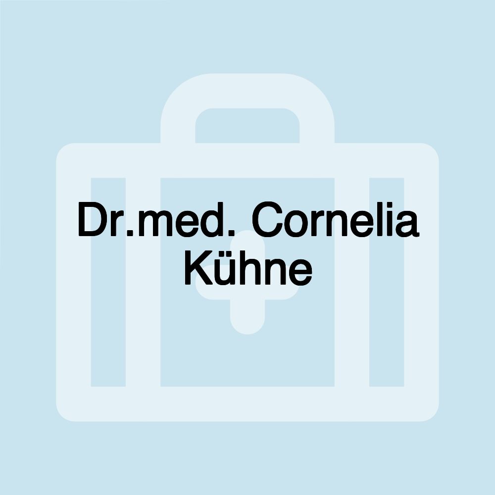 Dr.med. Cornelia Kühne