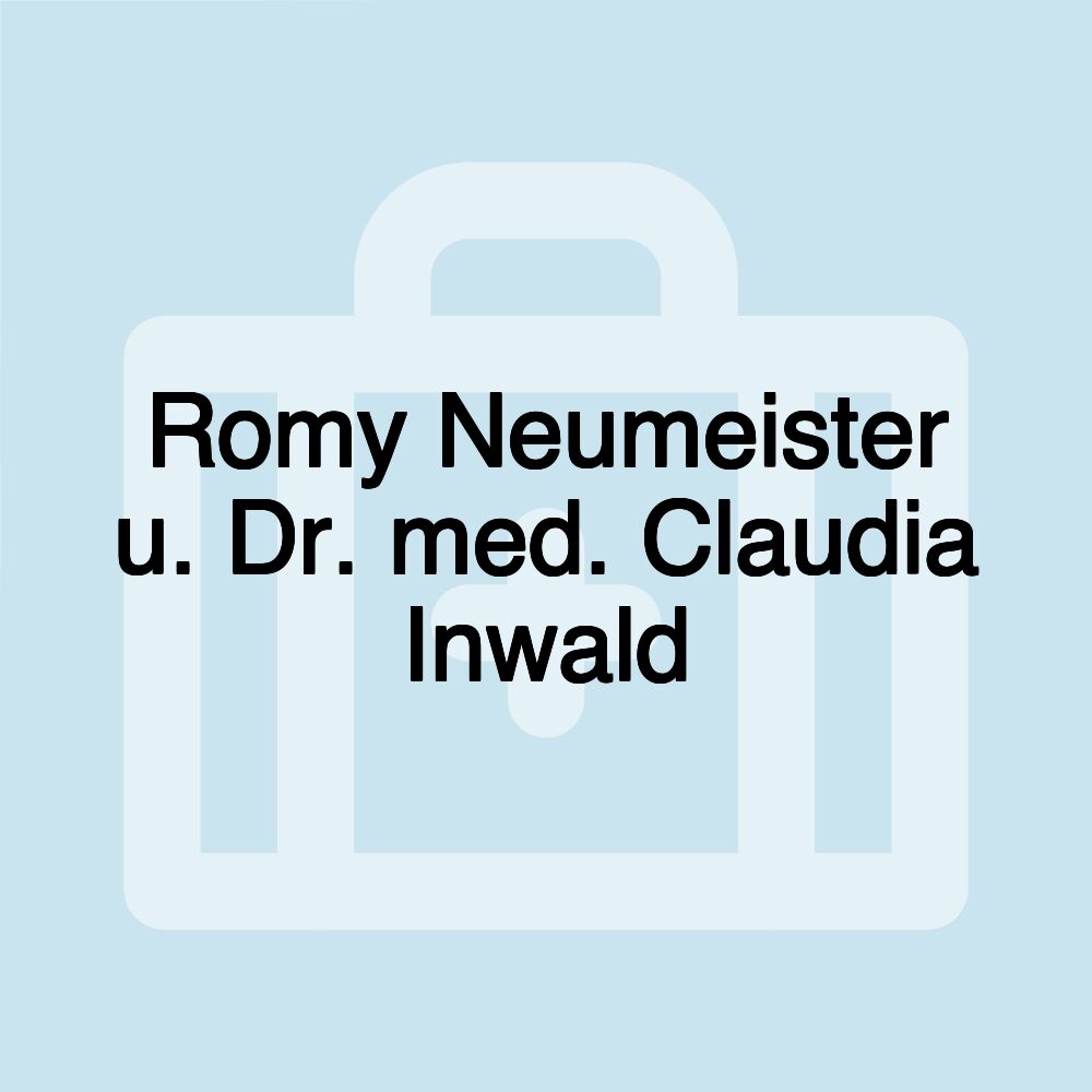 Romy Neumeister u. Dr. med. Claudia Inwald