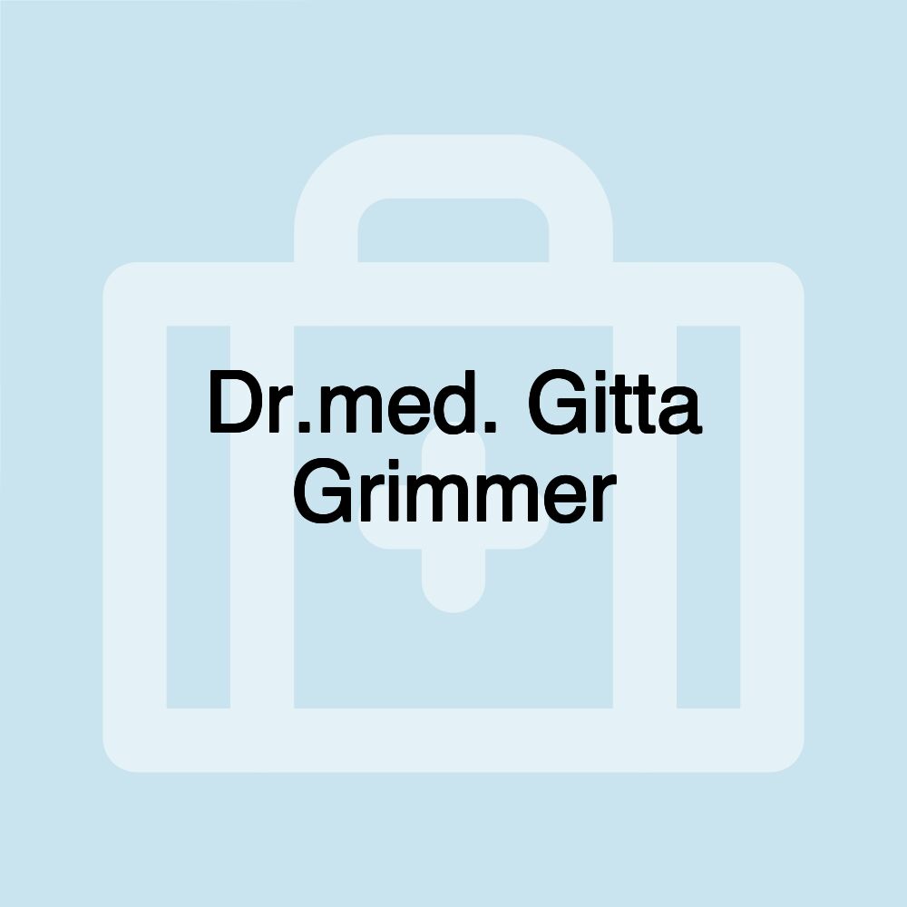 Dr.med. Gitta Grimmer