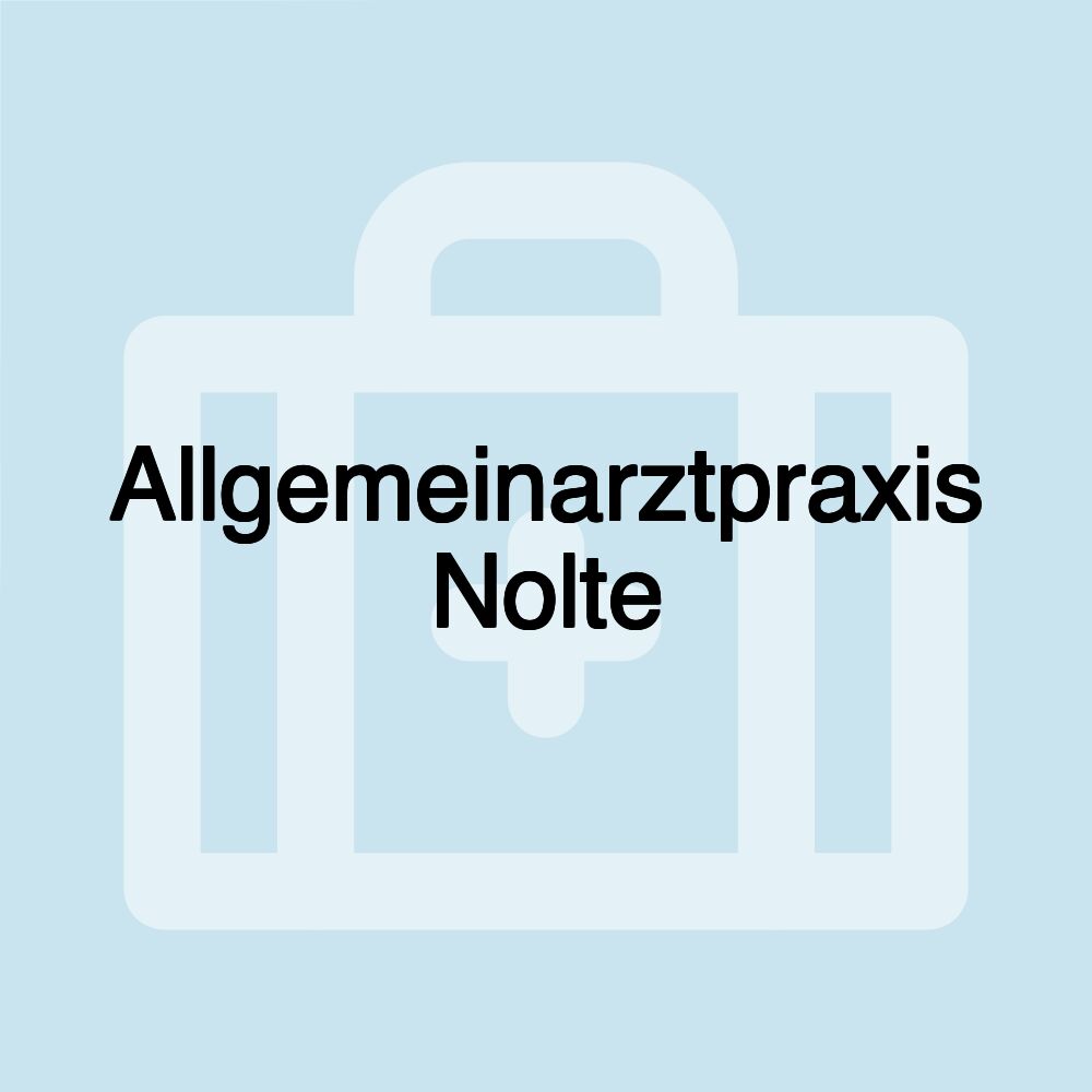 Allgemeinarztpraxis Nolte