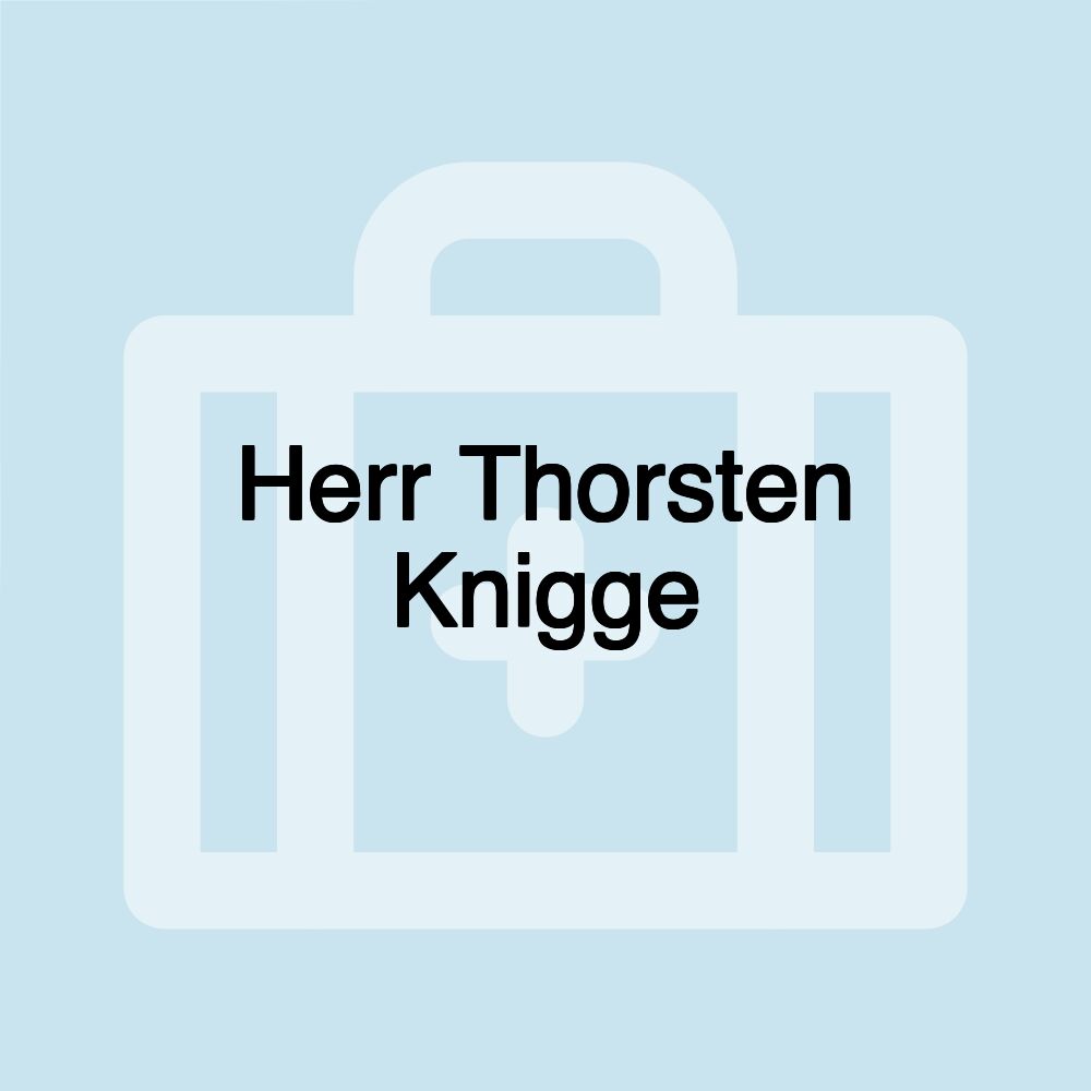 Herr Thorsten Knigge