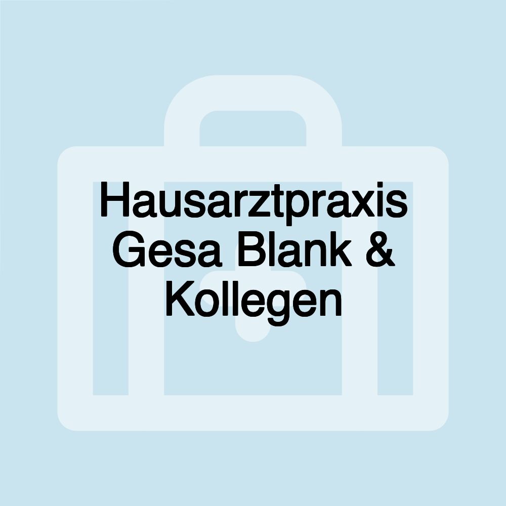 Hausarztpraxis Gesa Blank & Kollegen