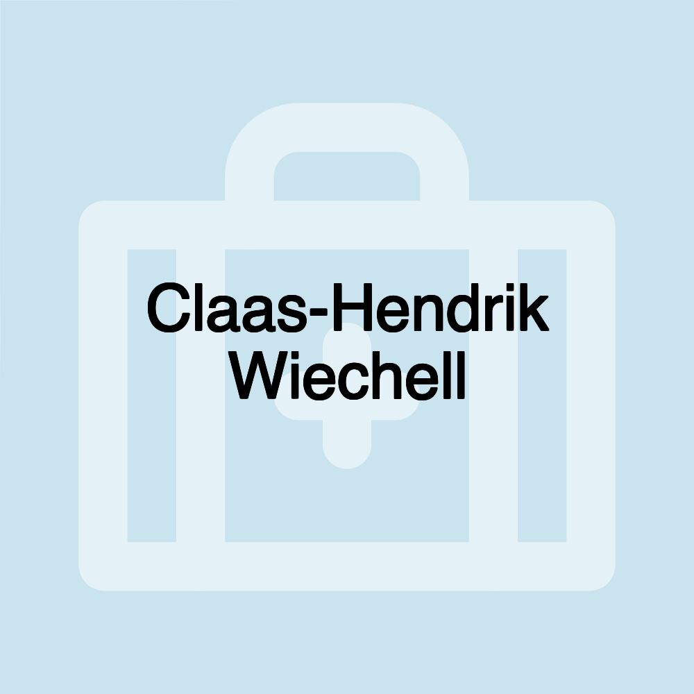 Claas-Hendrik Wiechell