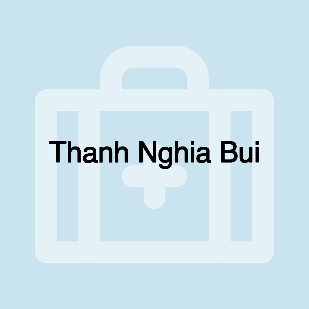 Thanh Nghia Bui