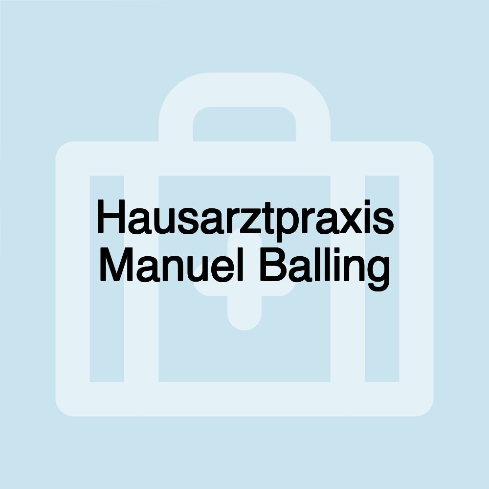 Hausarztpraxis Manuel Balling