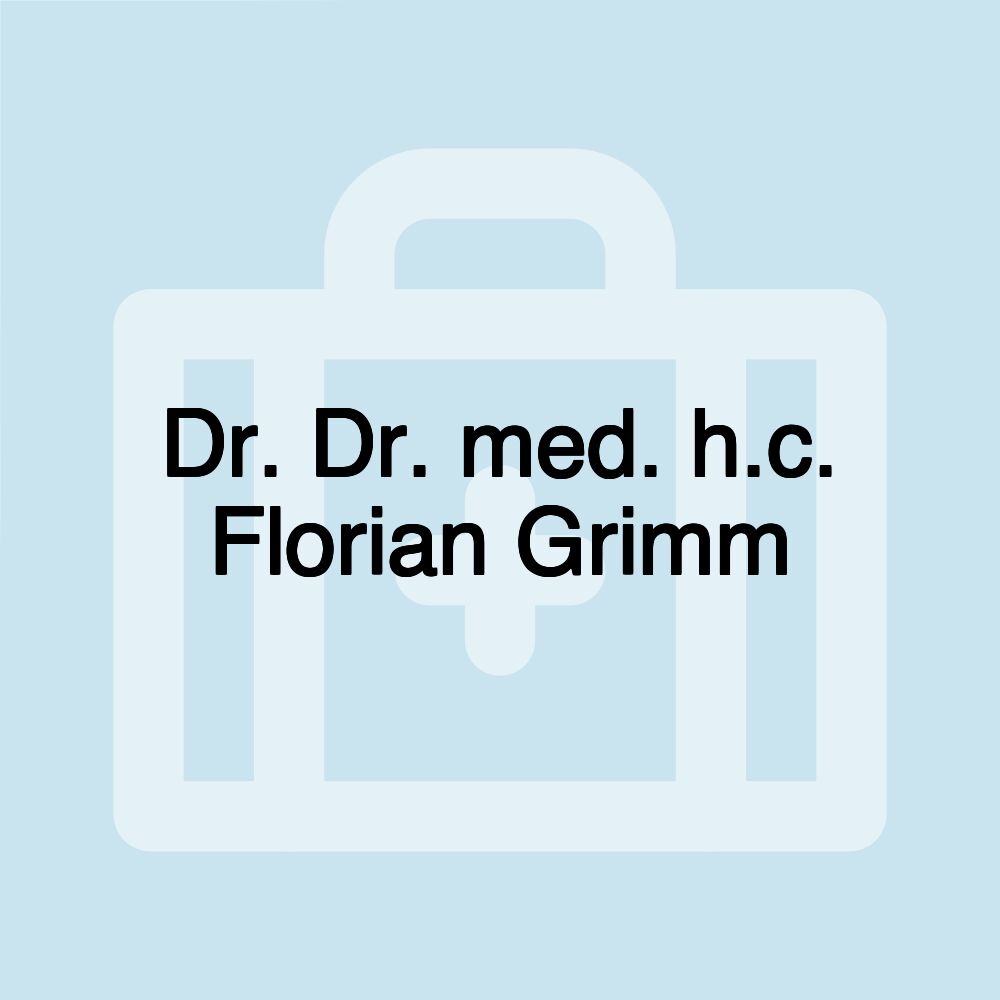 Dr. Dr. med. h.c. Florian Grimm