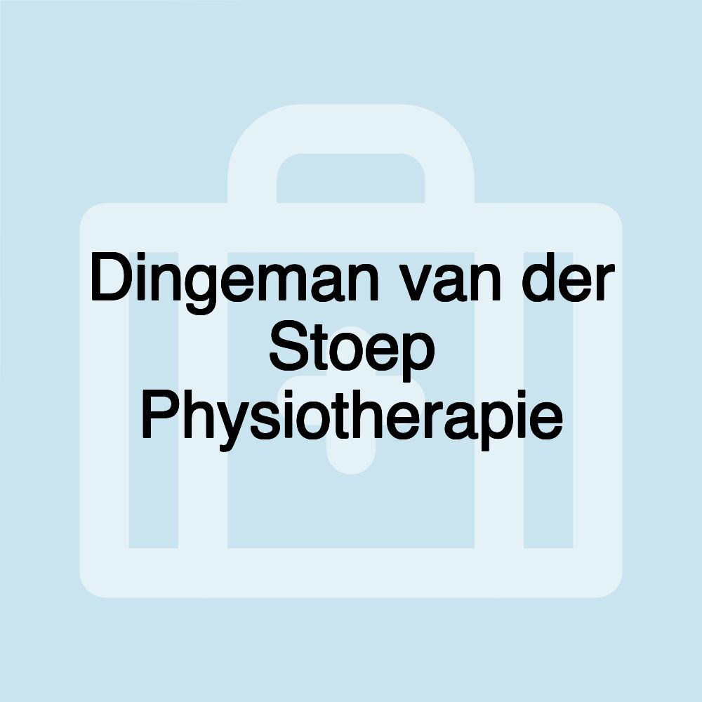 Dingeman van der Stoep Physiotherapie