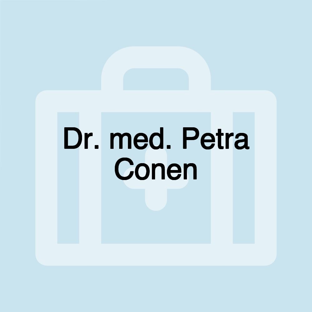 Dr. med. Petra Conen