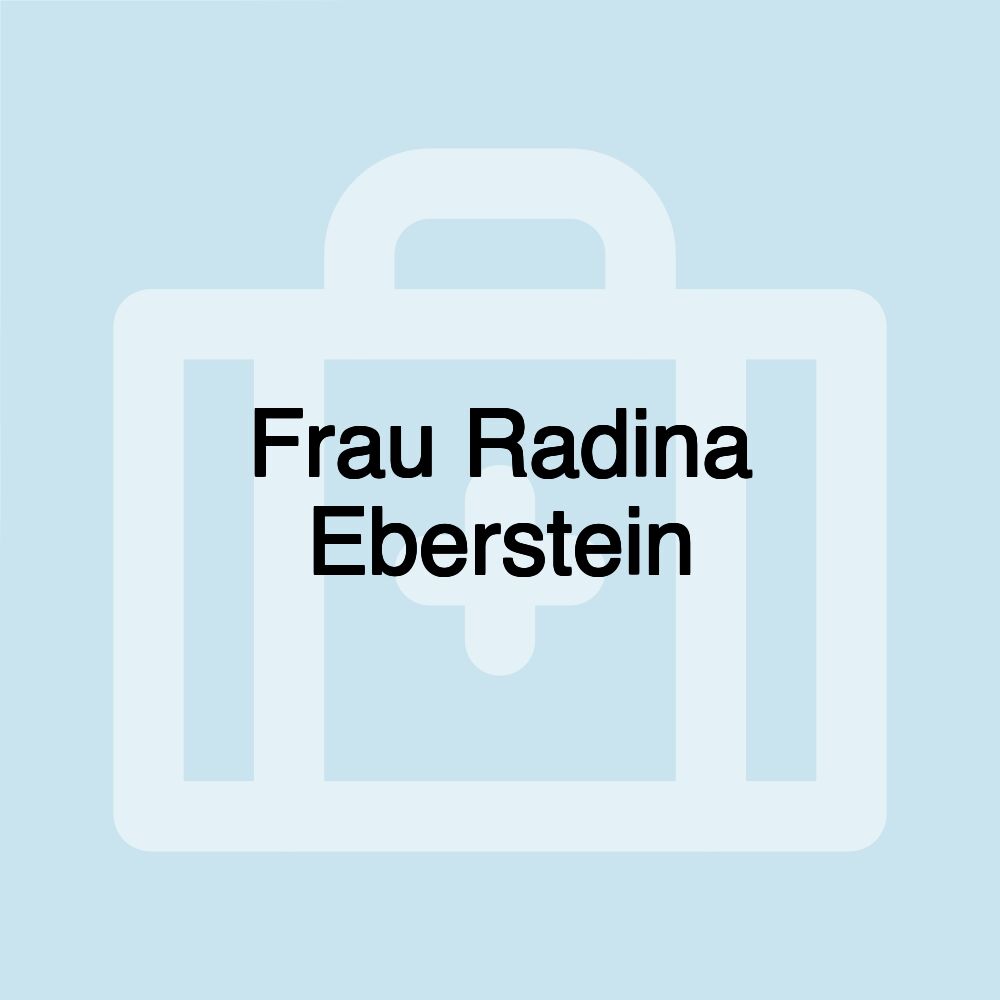 Frau Radina Eberstein