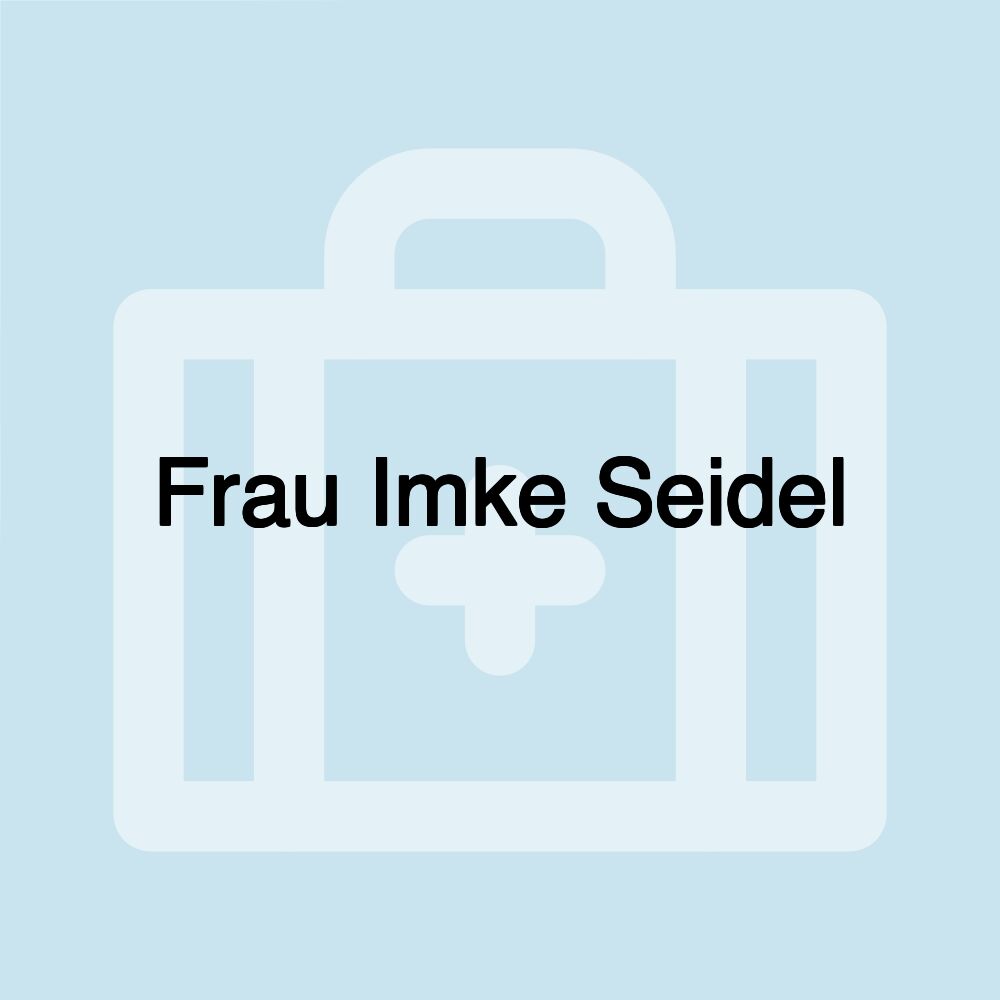 Frau Imke Seidel