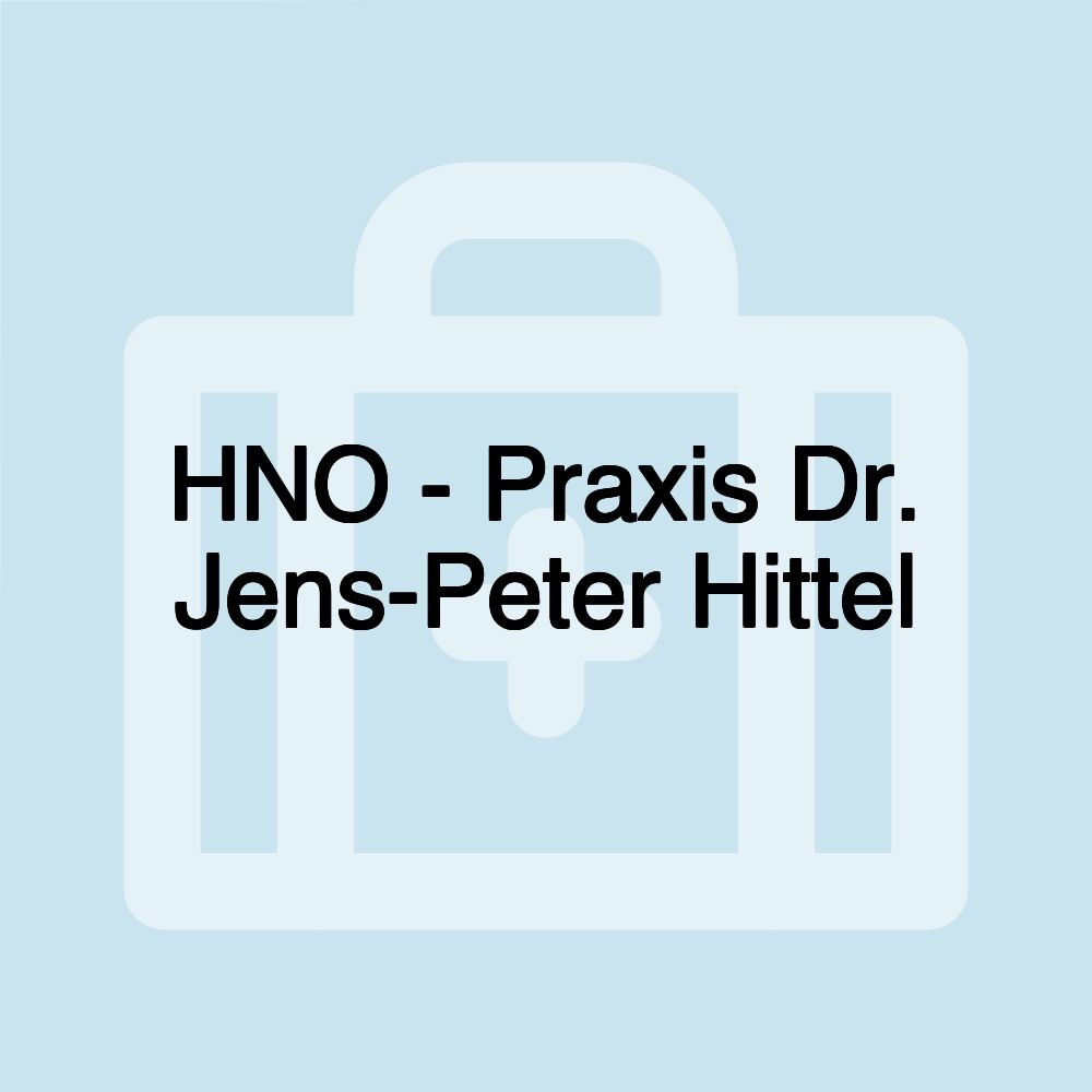 HNO - Praxis Dr. Jens-Peter Hittel