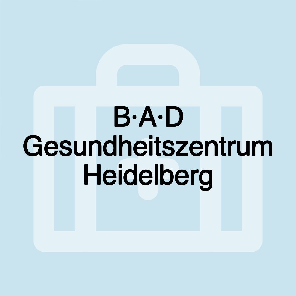 B·A·D Gesundheitszentrum Heidelberg