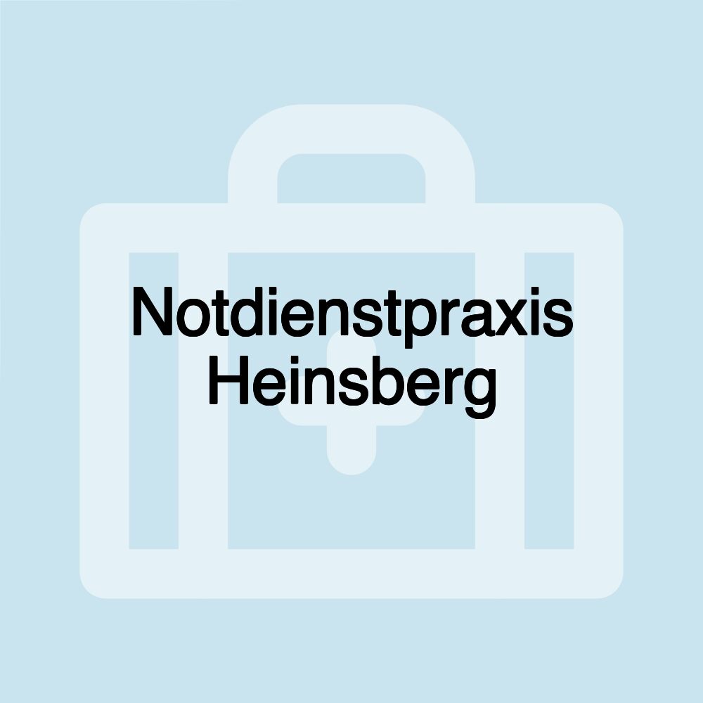 Notdienstpraxis Heinsberg