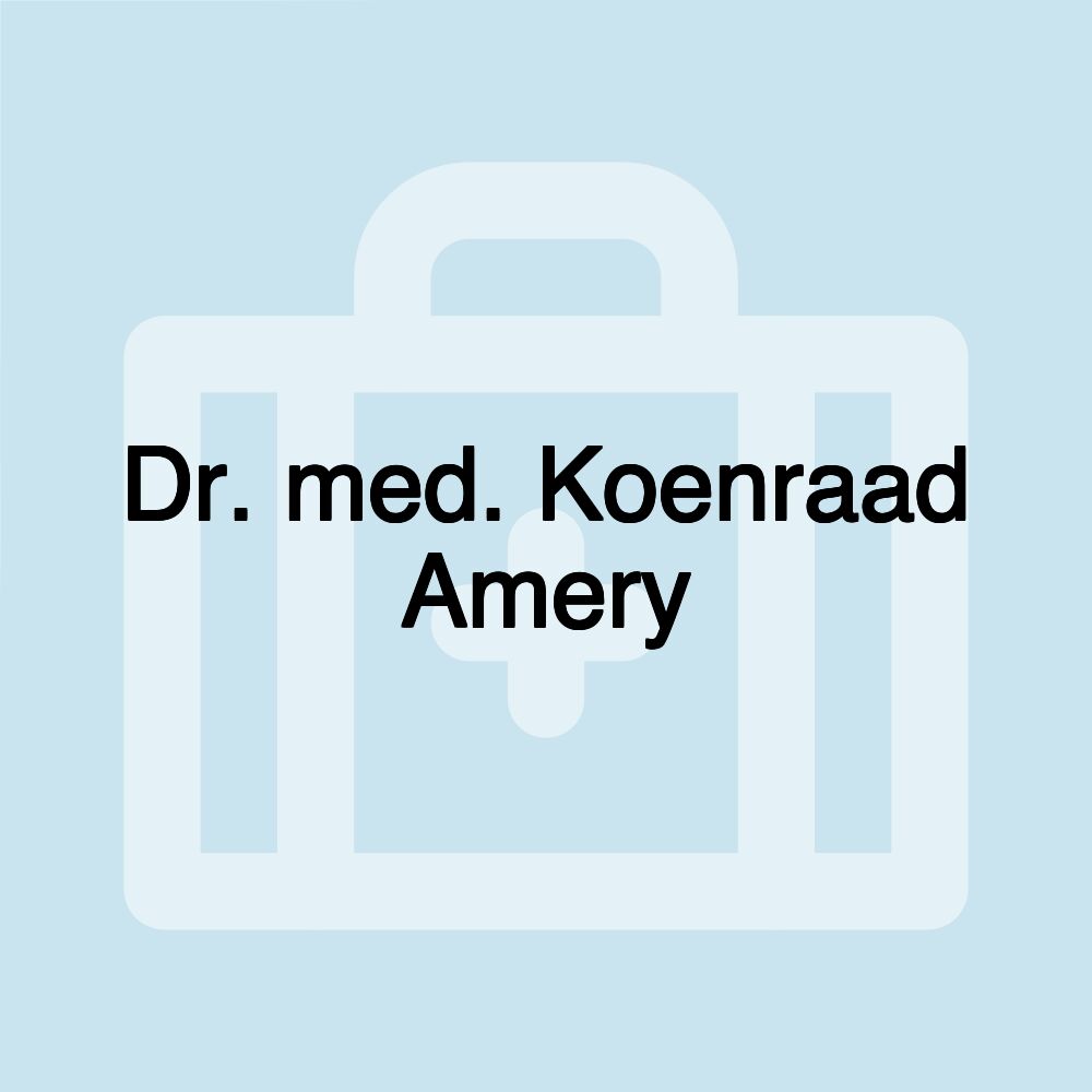 Dr. med. Koenraad Amery