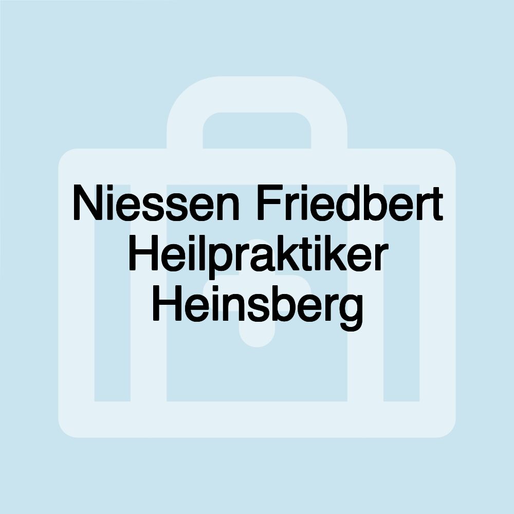 Niessen Friedbert Heilpraktiker Heinsberg