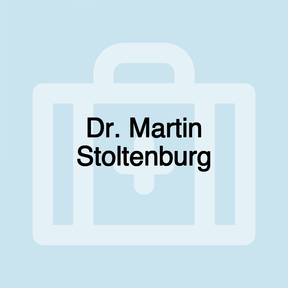 Dr. Martin Stoltenburg