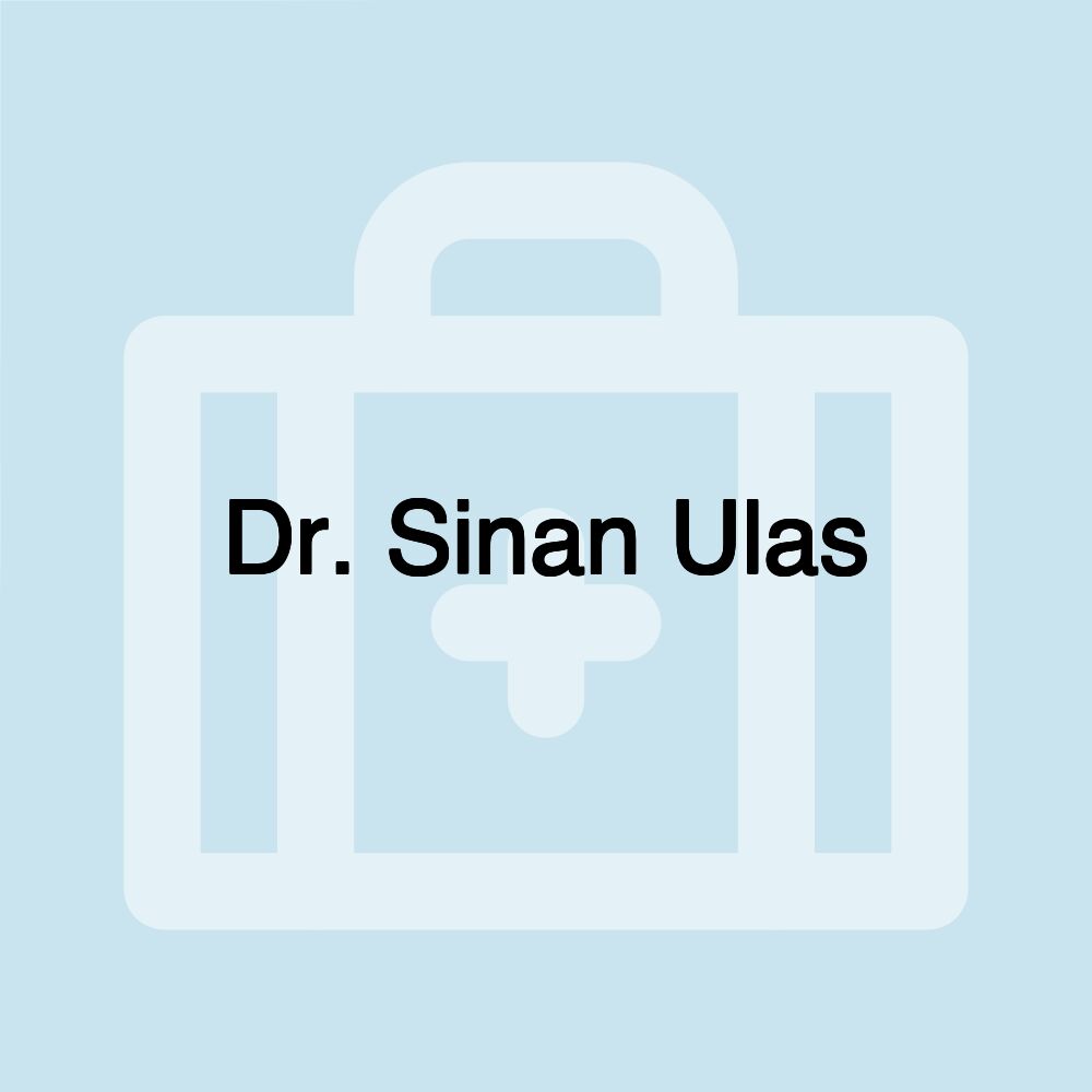 Dr. Sinan Ulas