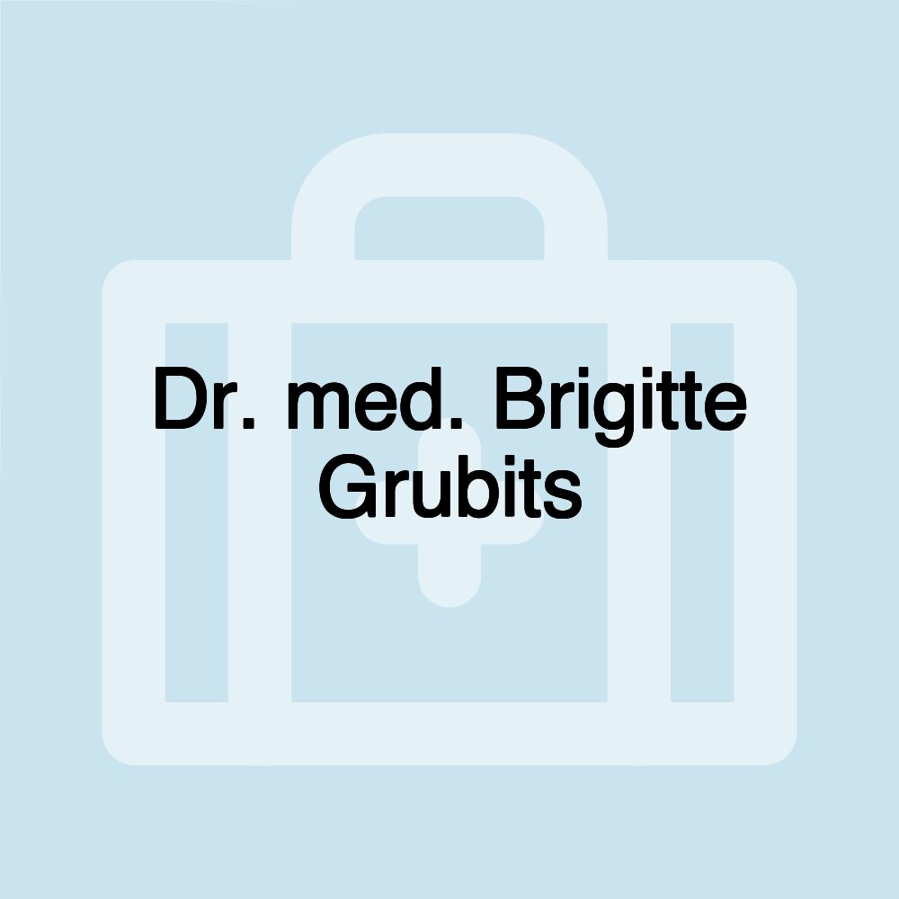 Dr. med. Brigitte Grubits