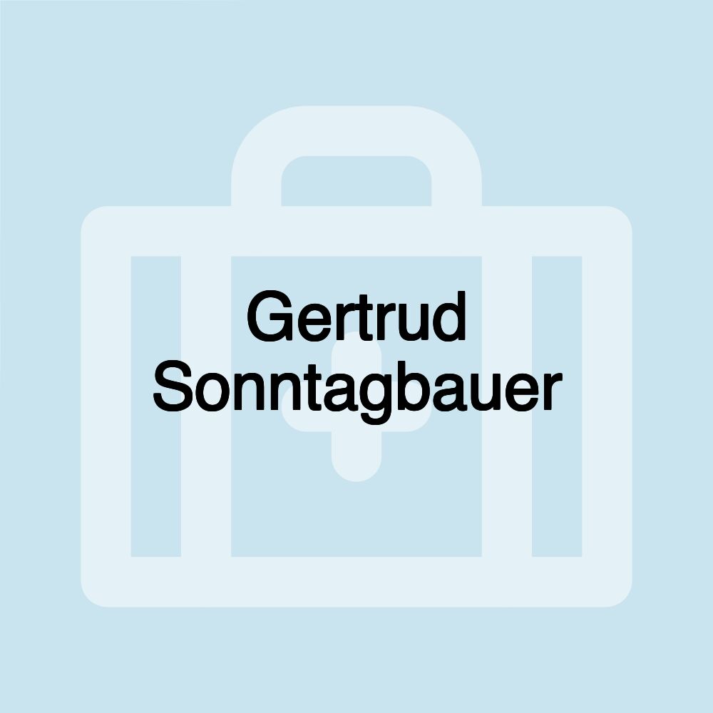 Gertrud Sonntagbauer