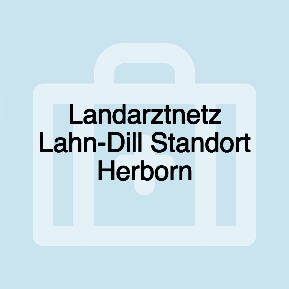 Landarztnetz Lahn-Dill Standort Herborn