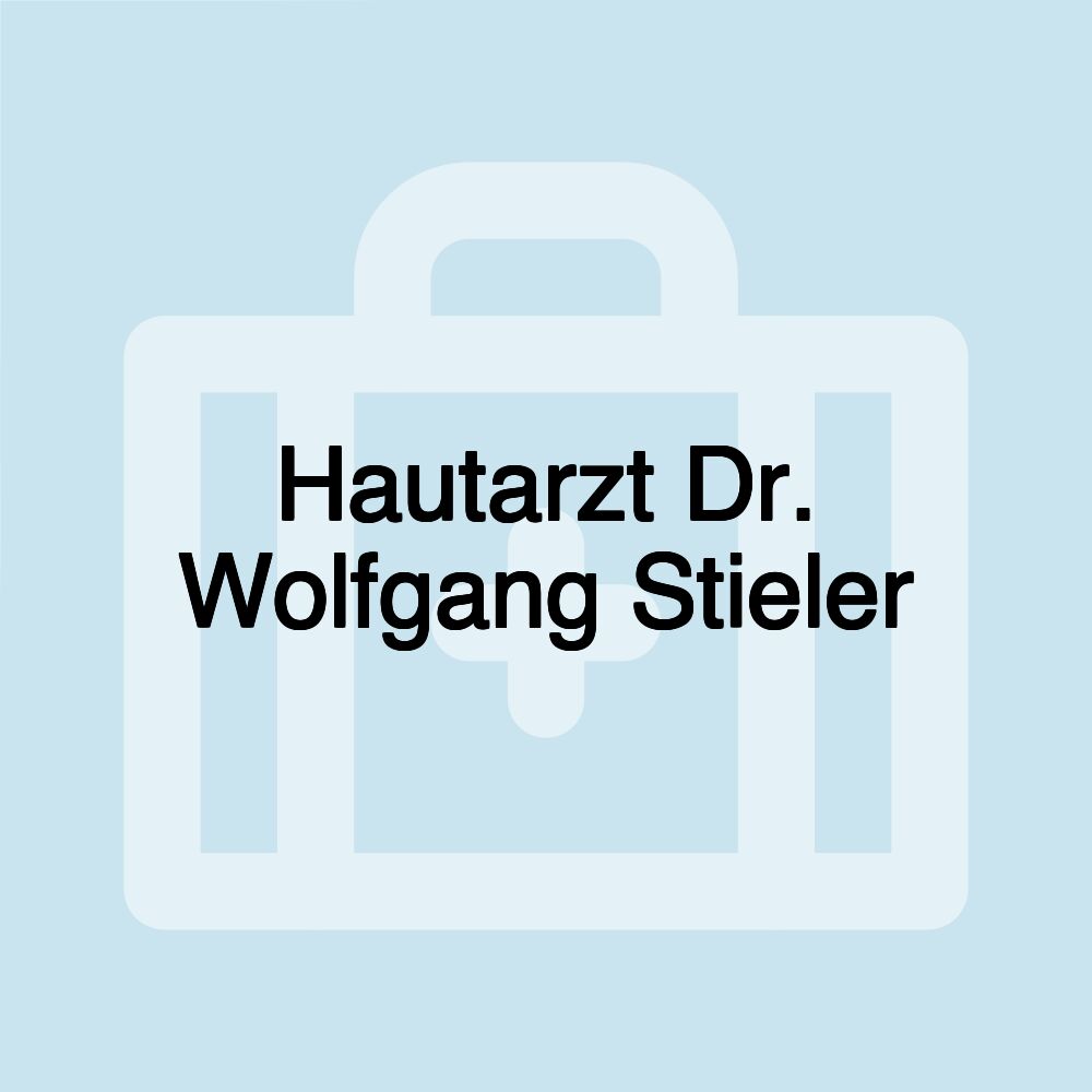 Hautarzt Dr. Wolfgang Stieler