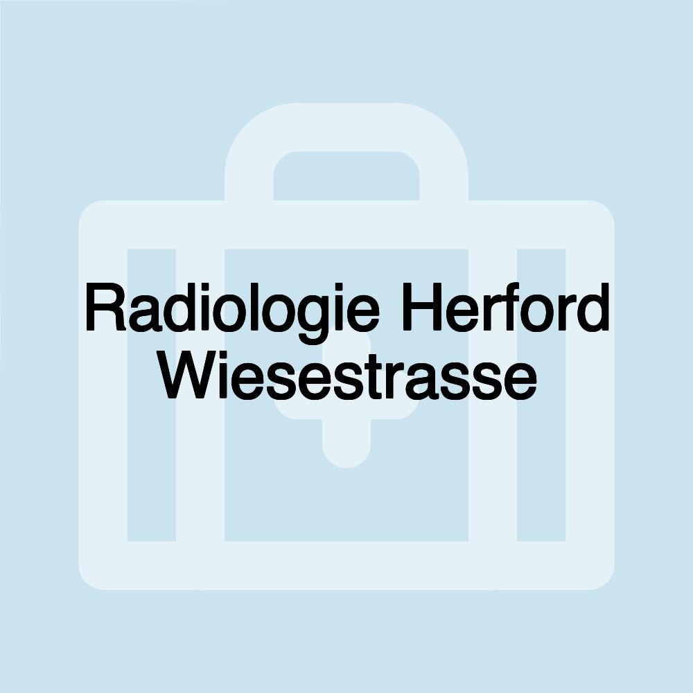 Radiologie Herford Wiesestrasse