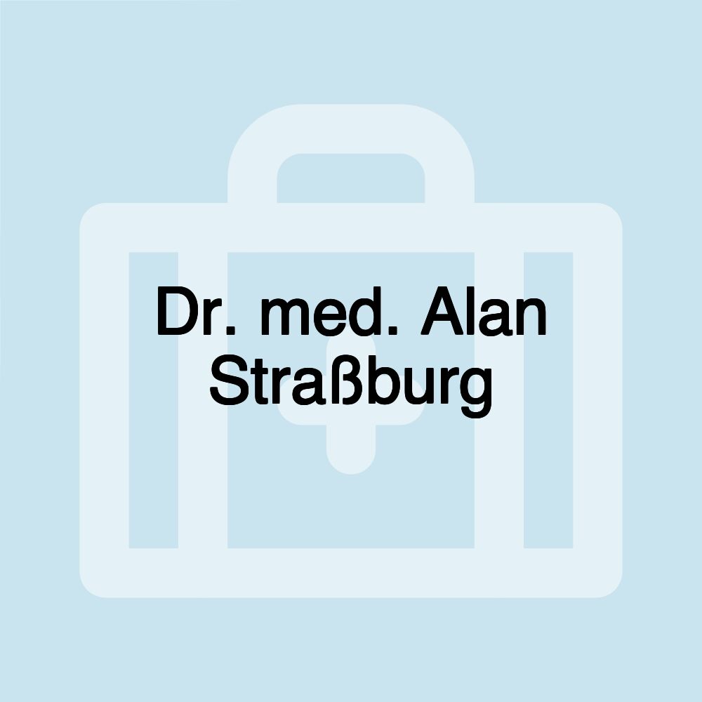 Dr. med. Alan Straßburg