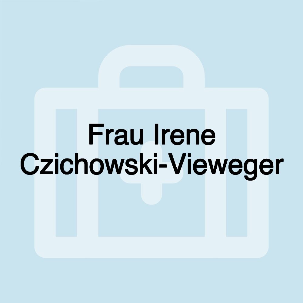 Frau Irene Czichowski-Vieweger