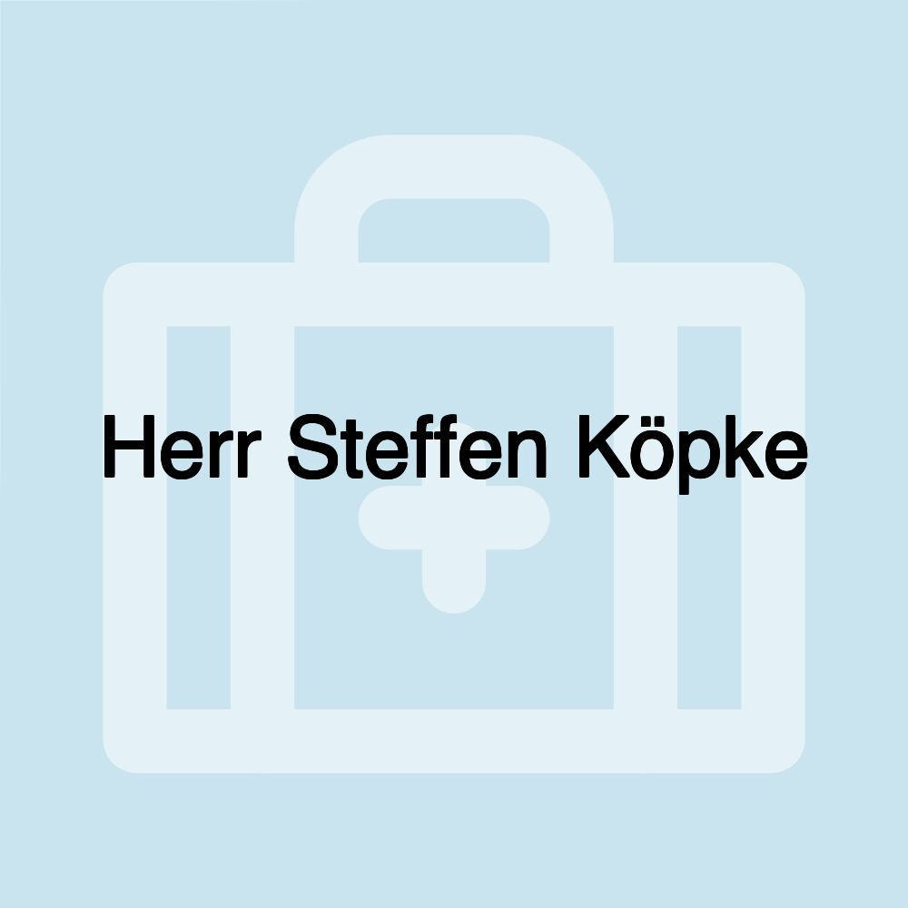 Herr Steffen Köpke