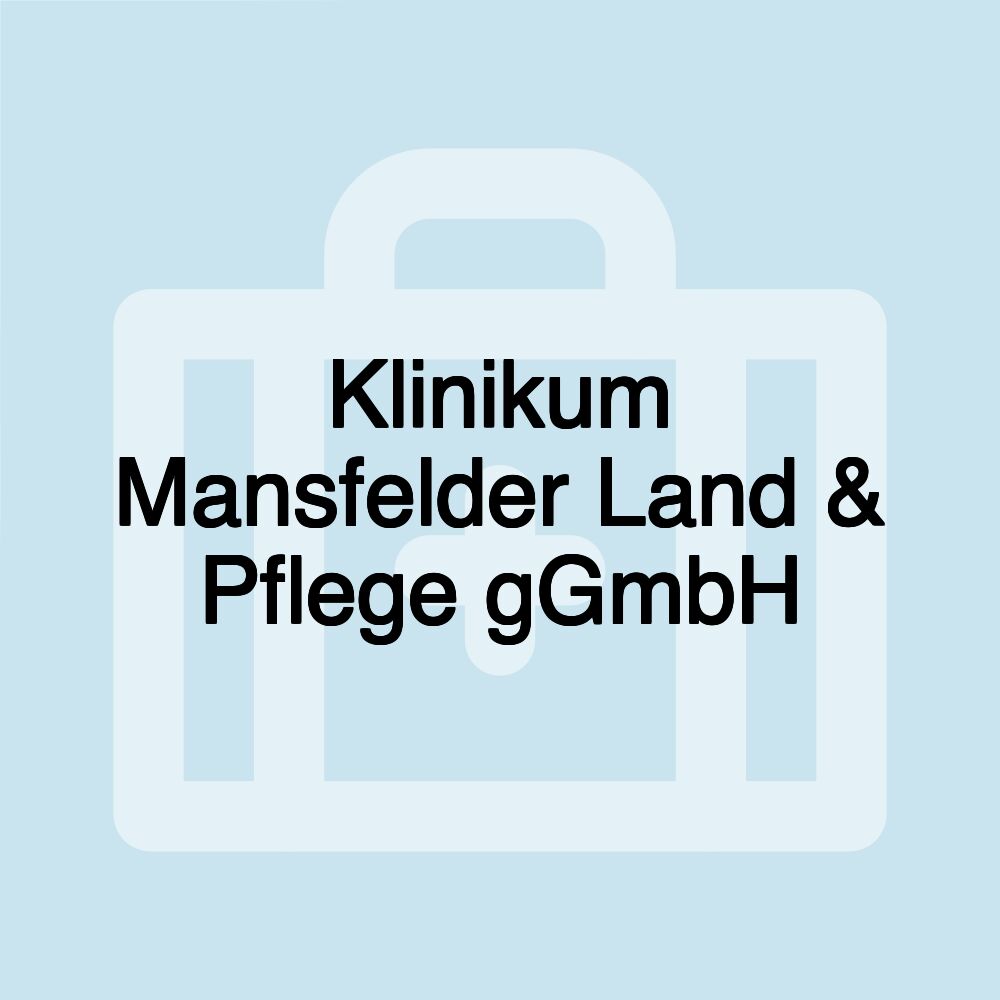 Klinikum Mansfelder Land & Pflege gGmbH