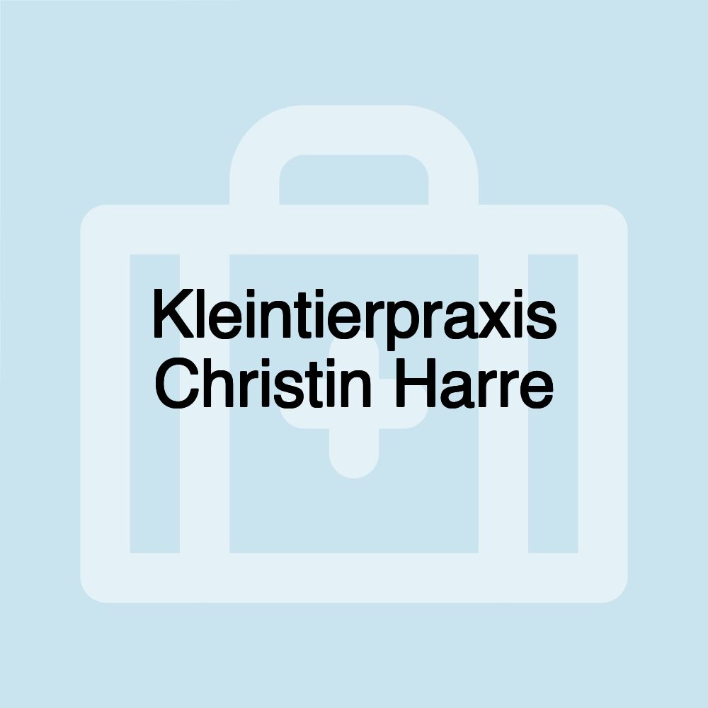 Kleintierpraxis Christin Harre