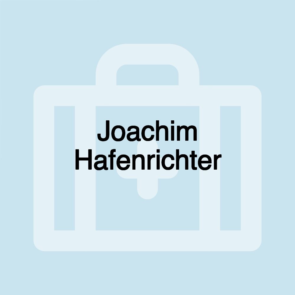 Joachim Hafenrichter