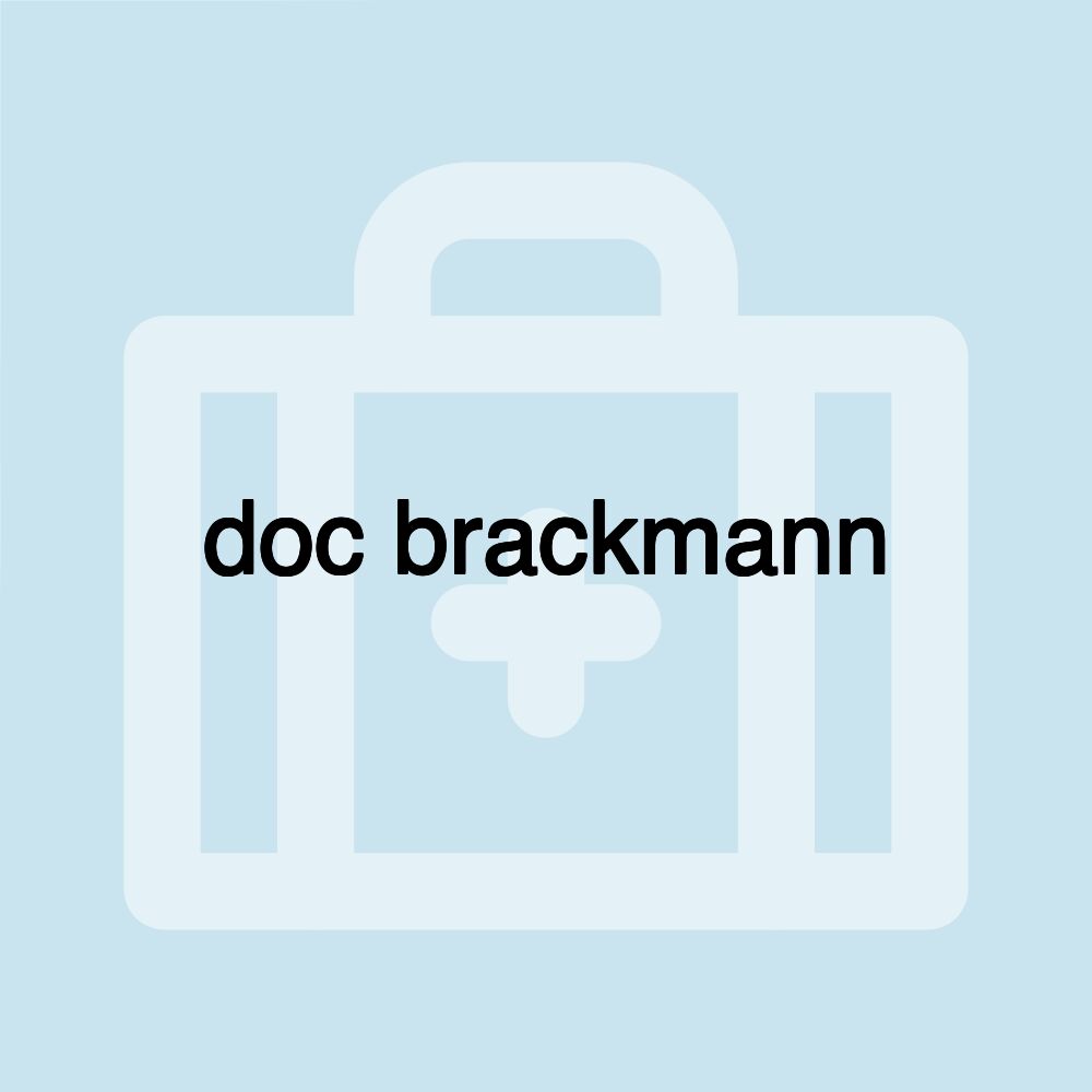 doc brackmann