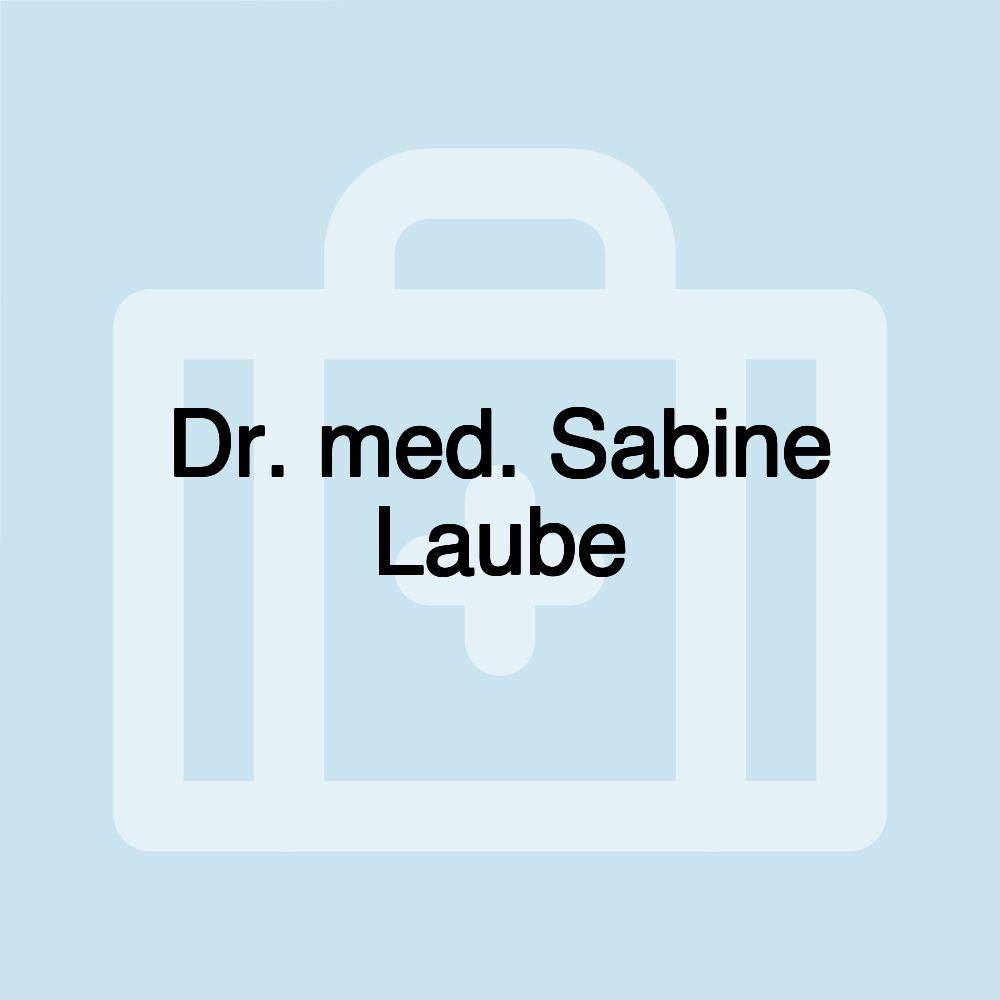 Dr. med. Sabine Laube