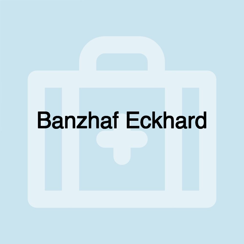 Banzhaf Eckhard